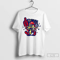 Classic Philadelphia Phillies Baseball Logo Foam Gloves And Hot Dog T Shirts