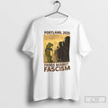 Classic Portland Frog 2025 Protest Against Fascism Ice T Shirts