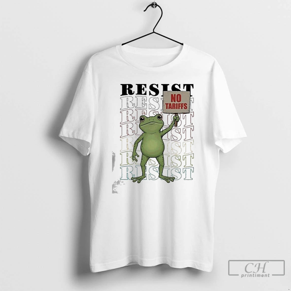 Classic Portland Frog Protest Anti Ice Anti Fascism Resist No Tariffs 2025 T Shirts