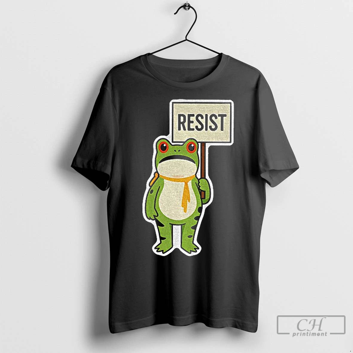 Classic Portland Frog Holding Resist Fdt Anti Establishment Anti Ice