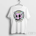 Classic Quirkies Skull Two Crossbones Melting Vintage T Shirts
