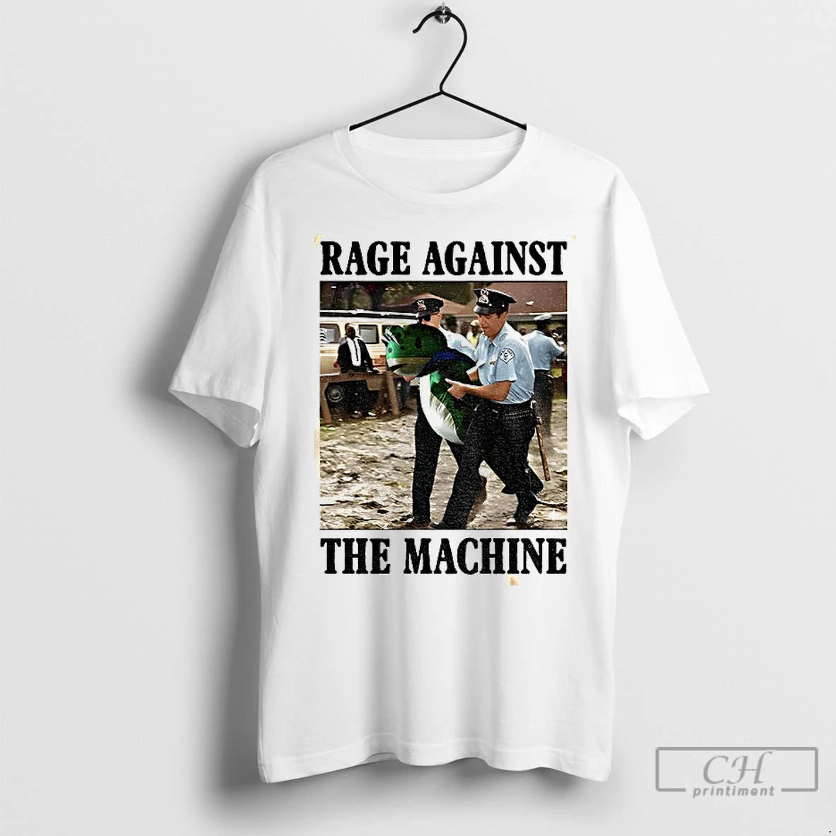 Classic Rage Against The Machine Funny Portland Frog