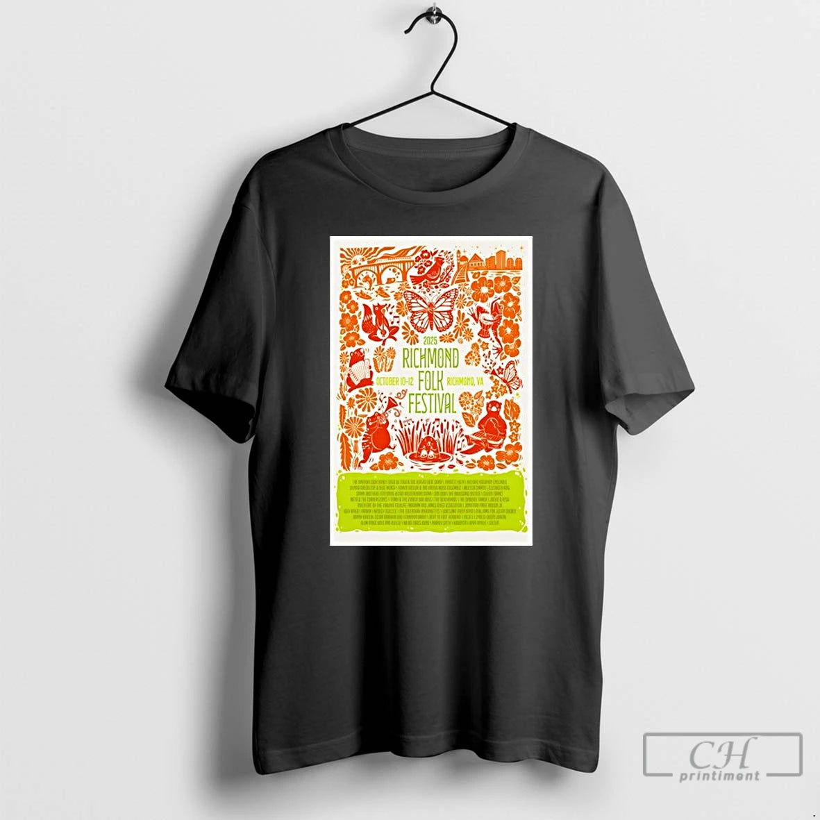 Classic Richmond Folk Festival Oct 10 12 Richmond Va 2025 Posters T Shirts