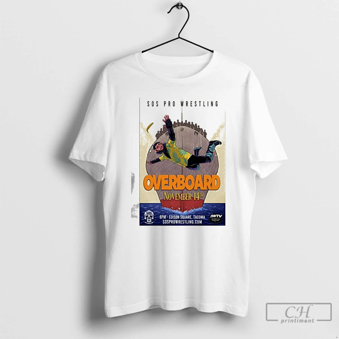 Classic Sos Pro Wrestling Edison Square Tacoma Wa November 14th 2025 T Shirts