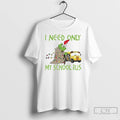Classic Santa Grinch I Need Only My School Bus Christmas White T Shirts
