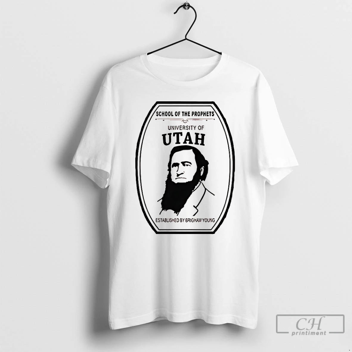 Classic School Of The Prophets University Of Utah Established By Brigham Young T Shirts