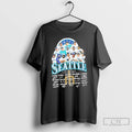 Classic Seattle Mariners Baseball Team Signatures All Players T Shirts