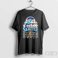 Classic Seattle Mariners Signatures Skyline 2025 T Shirts