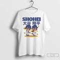 Classic Shohei Ohtani Los Angeles Dodgers Superstar Cartoon T Shirts