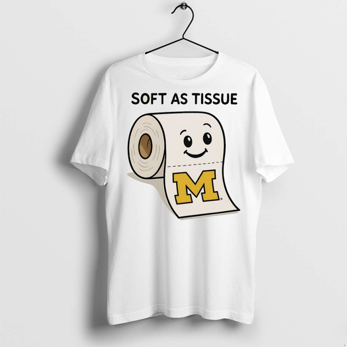 Classic Soft As Tissue Michigan Wolverines T Shirts