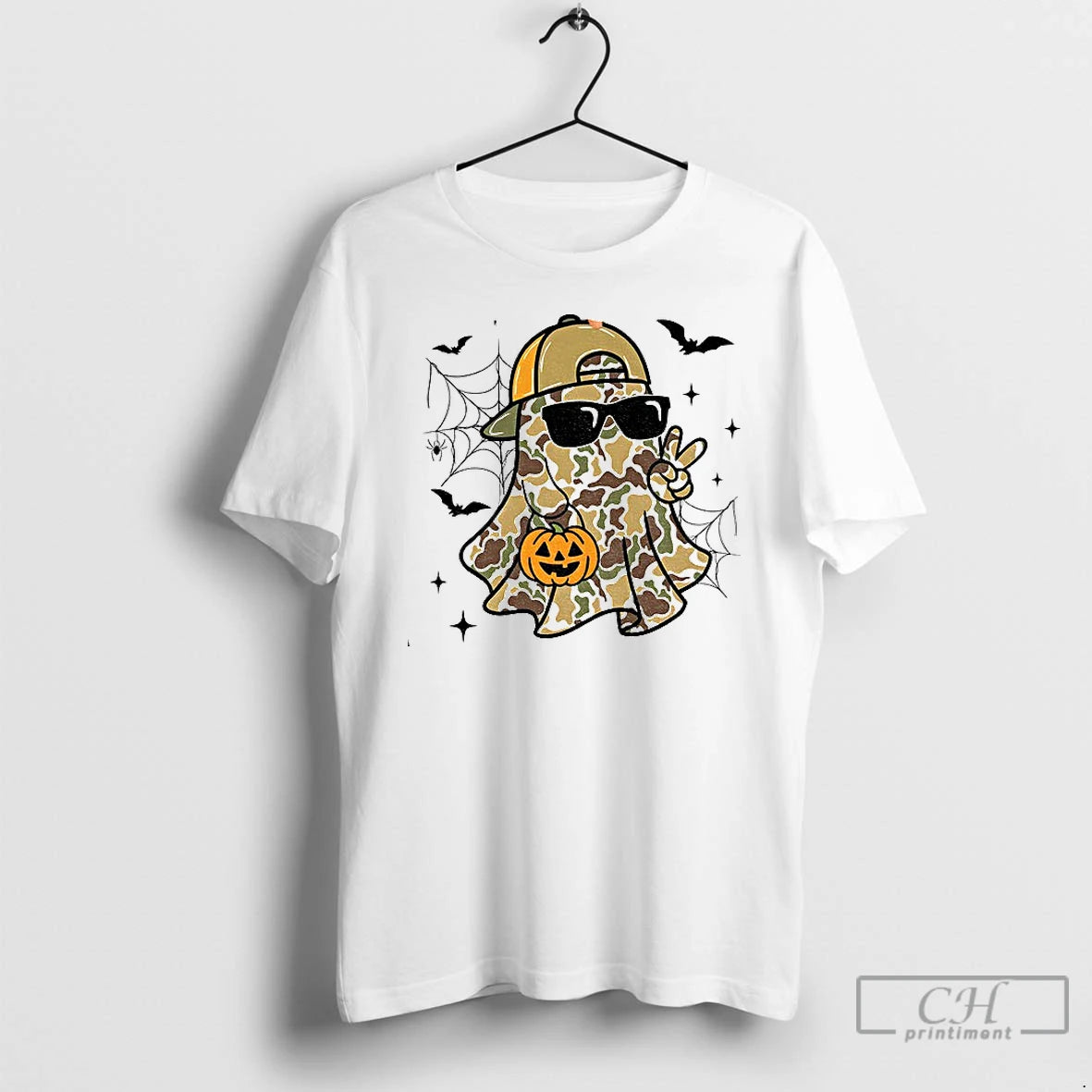 Classic Spooky Dude Ghost Halloween Boy Boo Pumpkin Halloween 2025 T Shirts