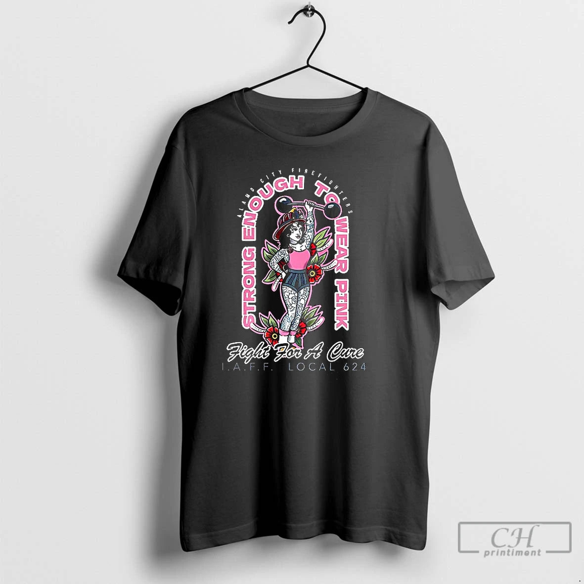 Classic Strong Enough To Wear Pink Fight For A Cure T Shirts