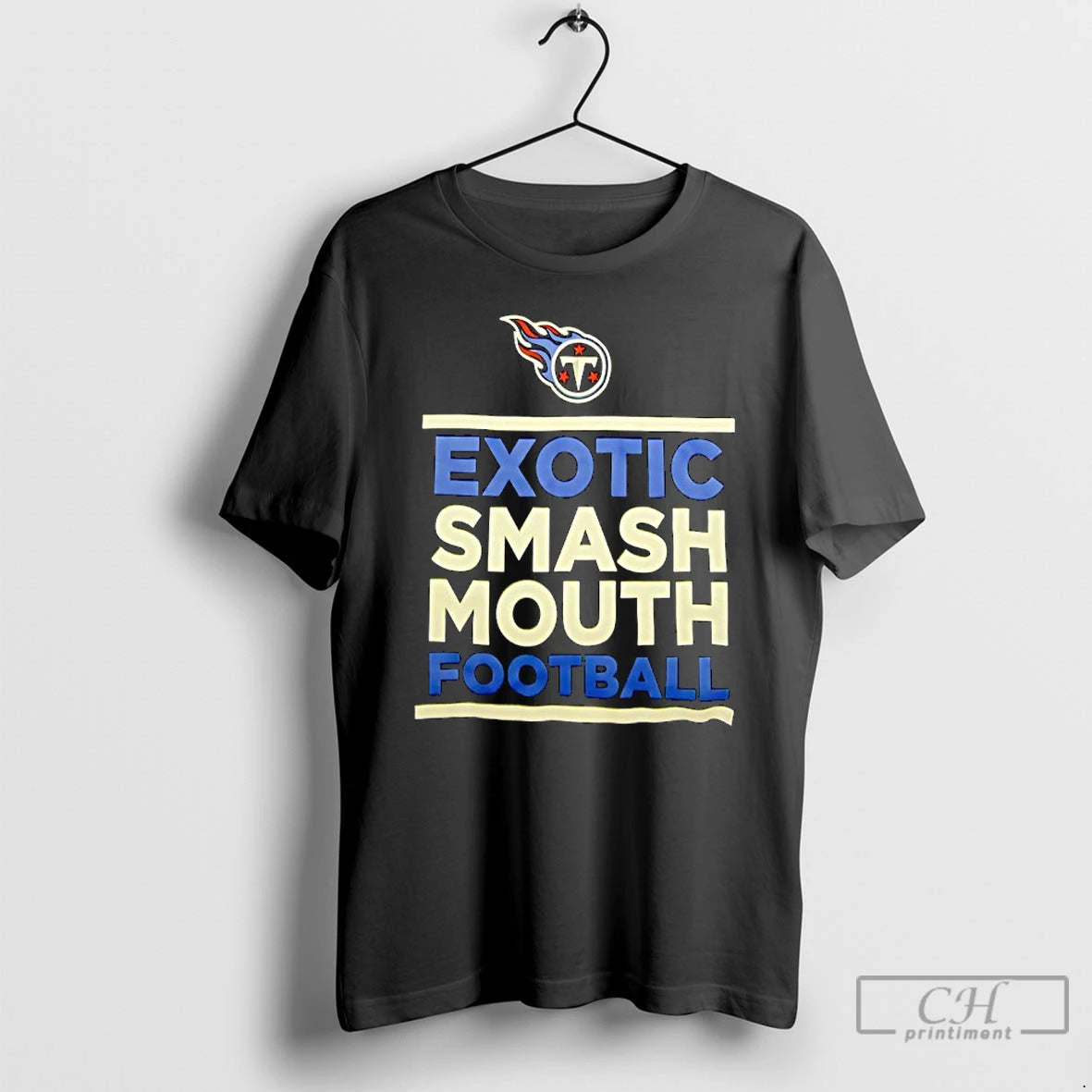 Classic Tennessee Titans Exotic Smash Mouth Football T Shirts