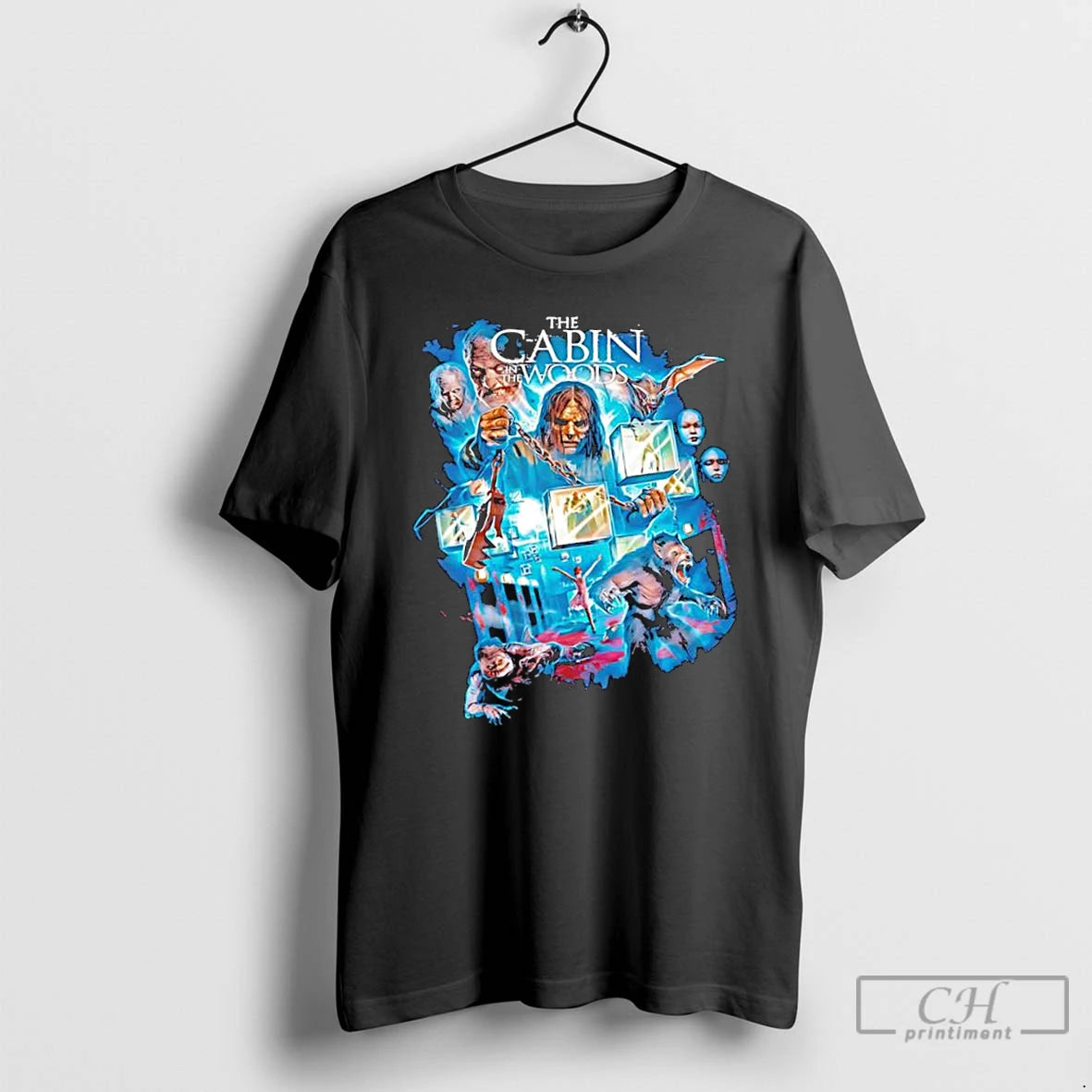 Classic The Cabin In The Woods Halloween Horror Movie T Shirts