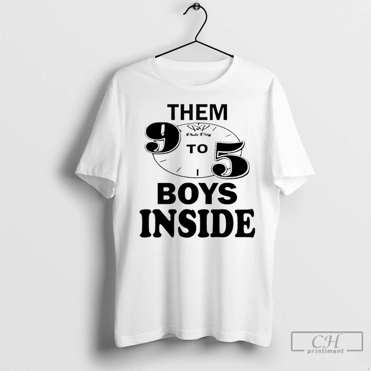 Classic Them 9 To 5 Boys Inside Clock
