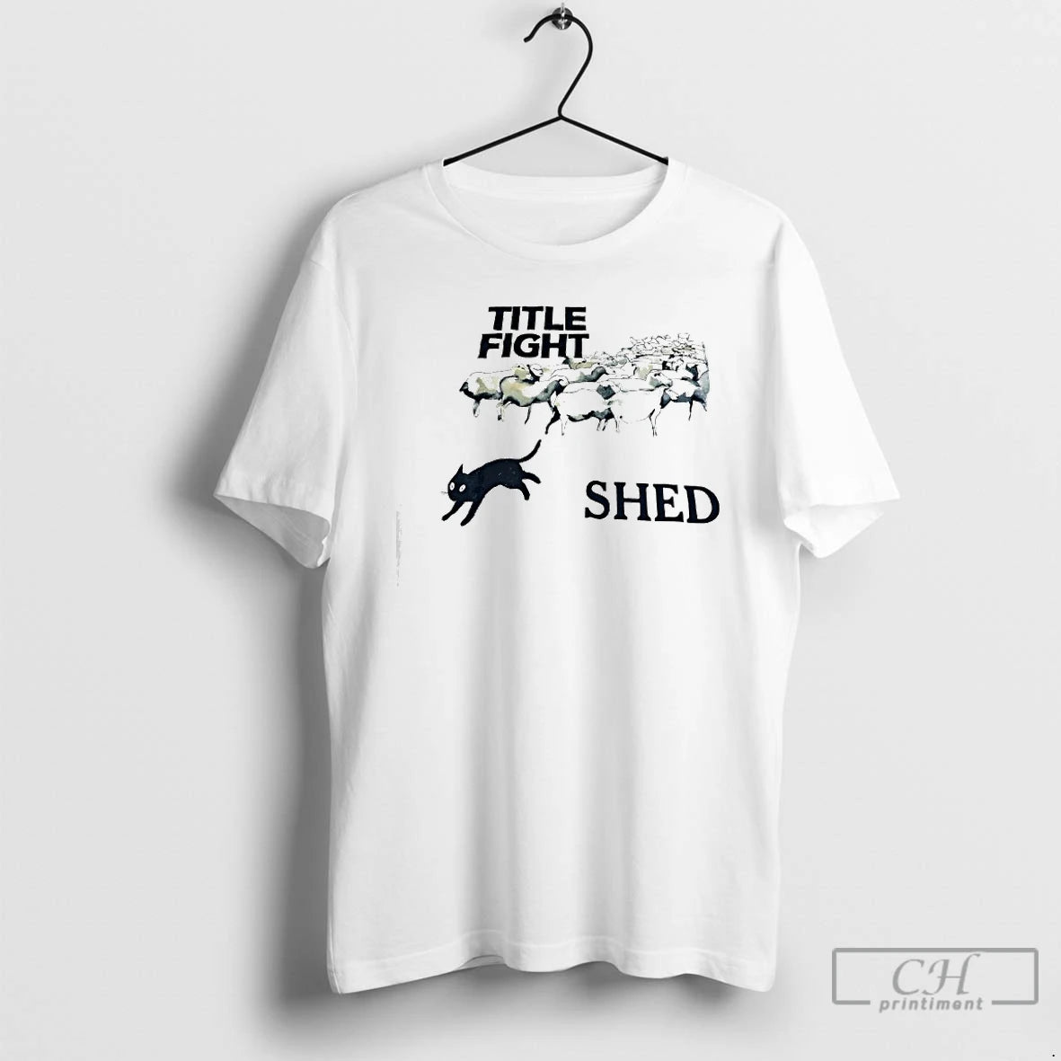 Classic Title Fight Shed Sheep And Cat T Shirts