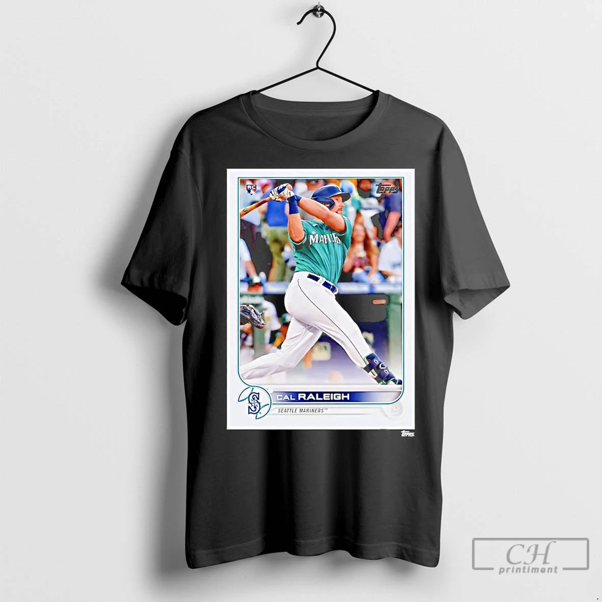 Classic Topps Baseball 2022 Cal Raleigh Seattle Mariners Card