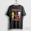 Classic Walgreens X Grinch And Jack Skellington Friends Fist Bump Happy Hallothanksmas T Shirts