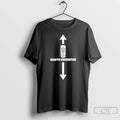 Classic White Monster Up And Down T Shirts