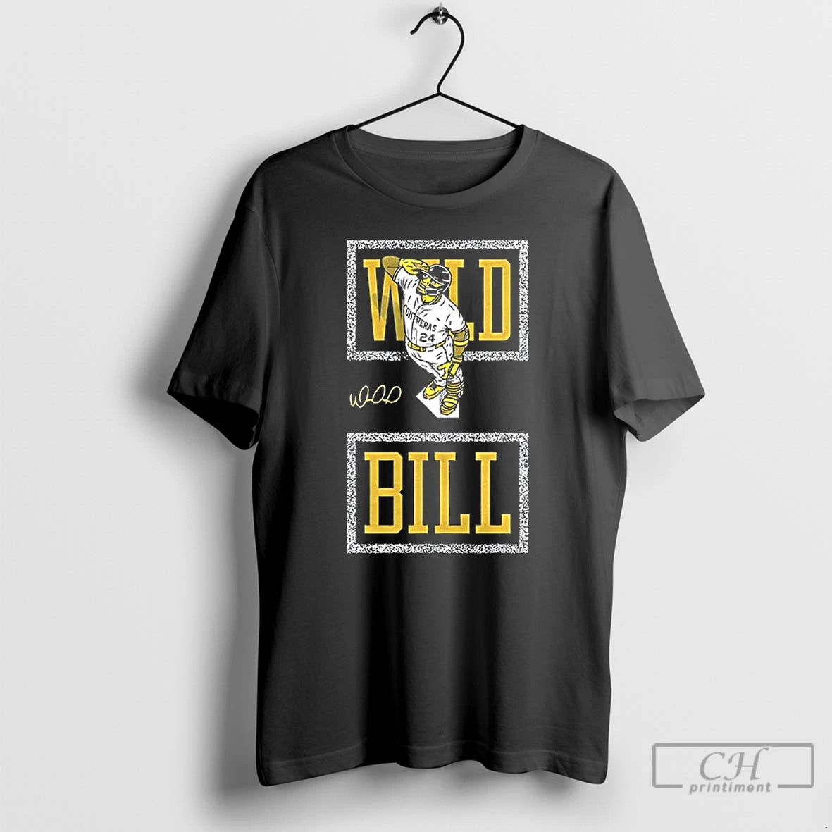 Classic William Contreras Wild Bill Salute T Shirt