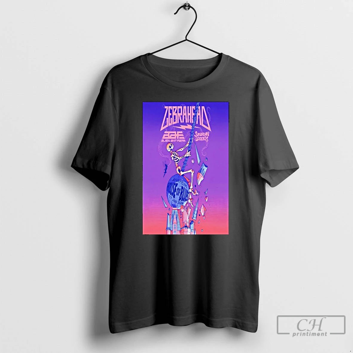 Classic Zebrahead Jan 17 2026 House Of Blues Anaheim Ca Posters T Shirts
