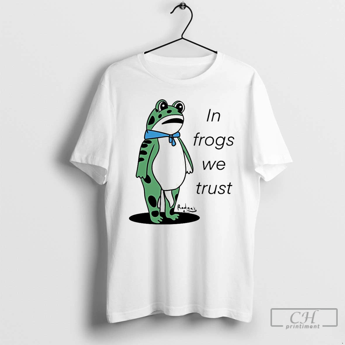 Classic In Frogs We Trust Portland Frog Protest T Shirts
