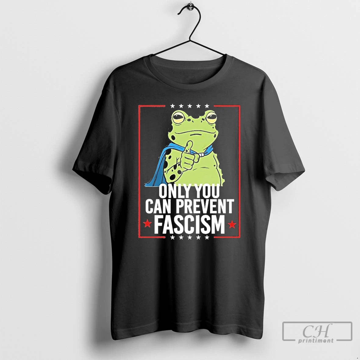 Classic Only You Can Prevent Fascism Portland Frog Protest Anti Ice T Shirts