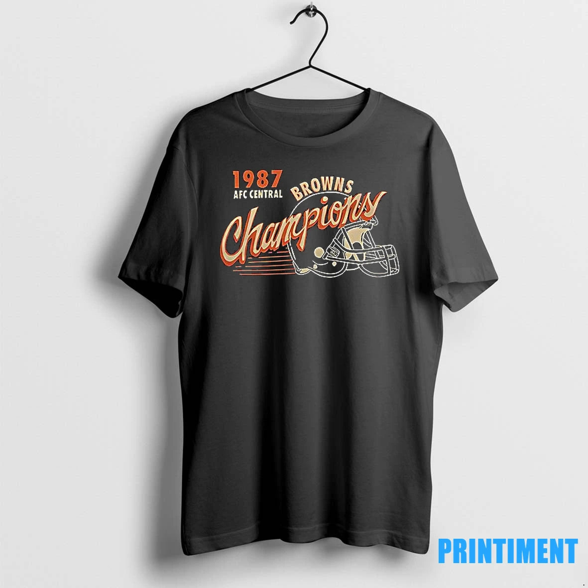 Cleveland Browns 1987 Afc Central Champs Helmet Tshirts Sweater