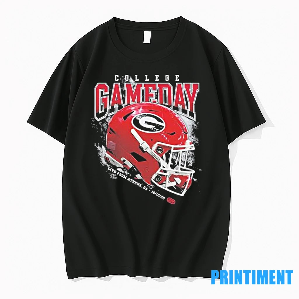College Gameday 2025 Georgia Bulldogs Vintage Helmet Tshirts Sweater