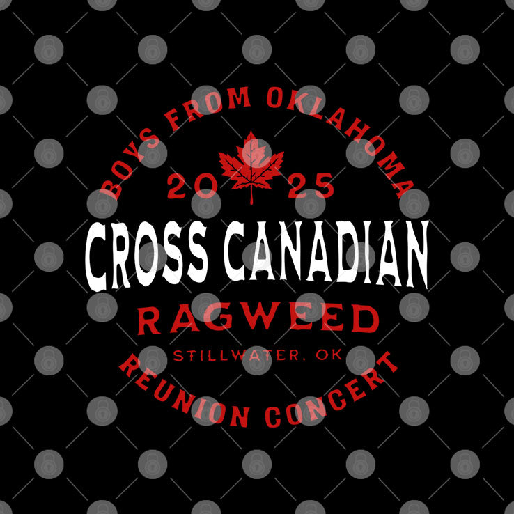 Cross Canadian Ragweed Concert 2025 T Shirt