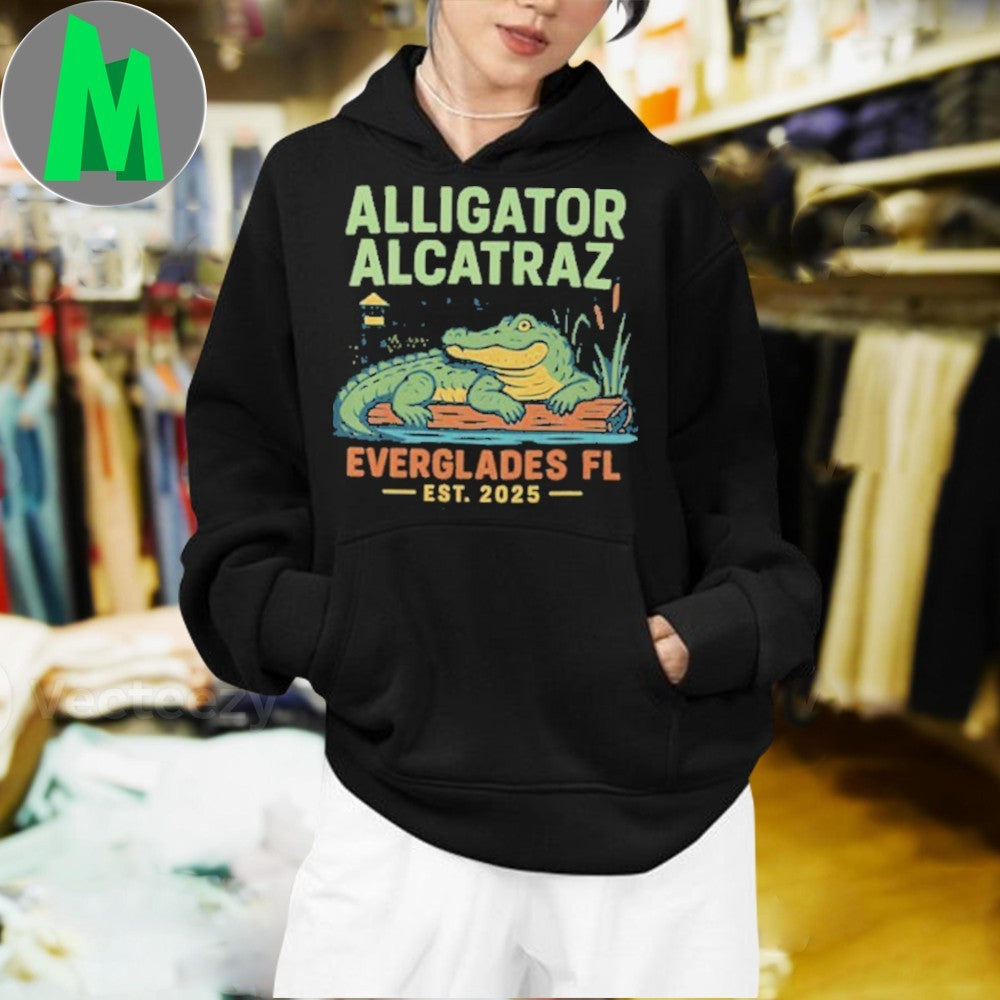 Design Alligator Alcatraz Everglades Florida Shirt Unisex