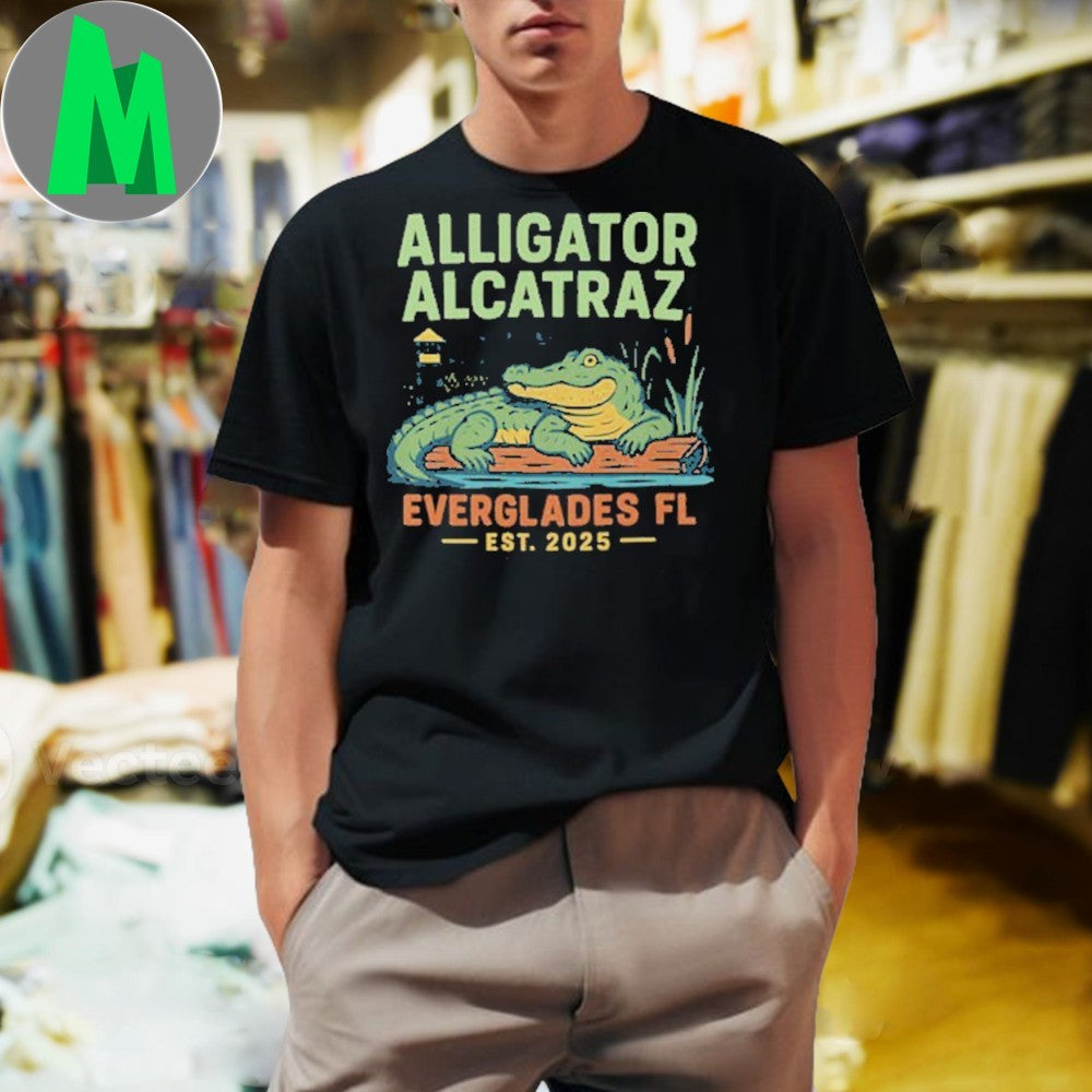 Design Alligator Alcatraz Everglades Florida Shirt Unisex