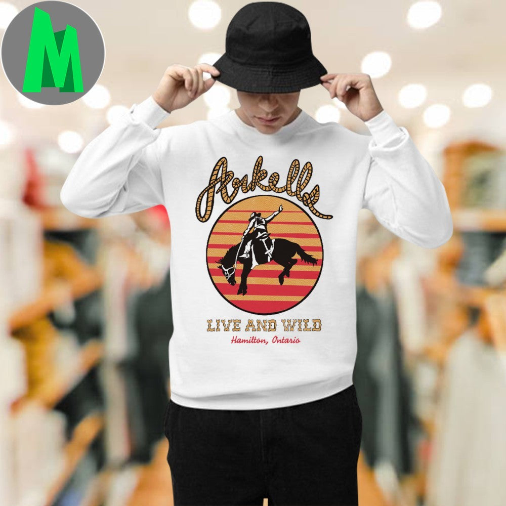 Design Arkells Live And Wild Ringer Shirt Unisex