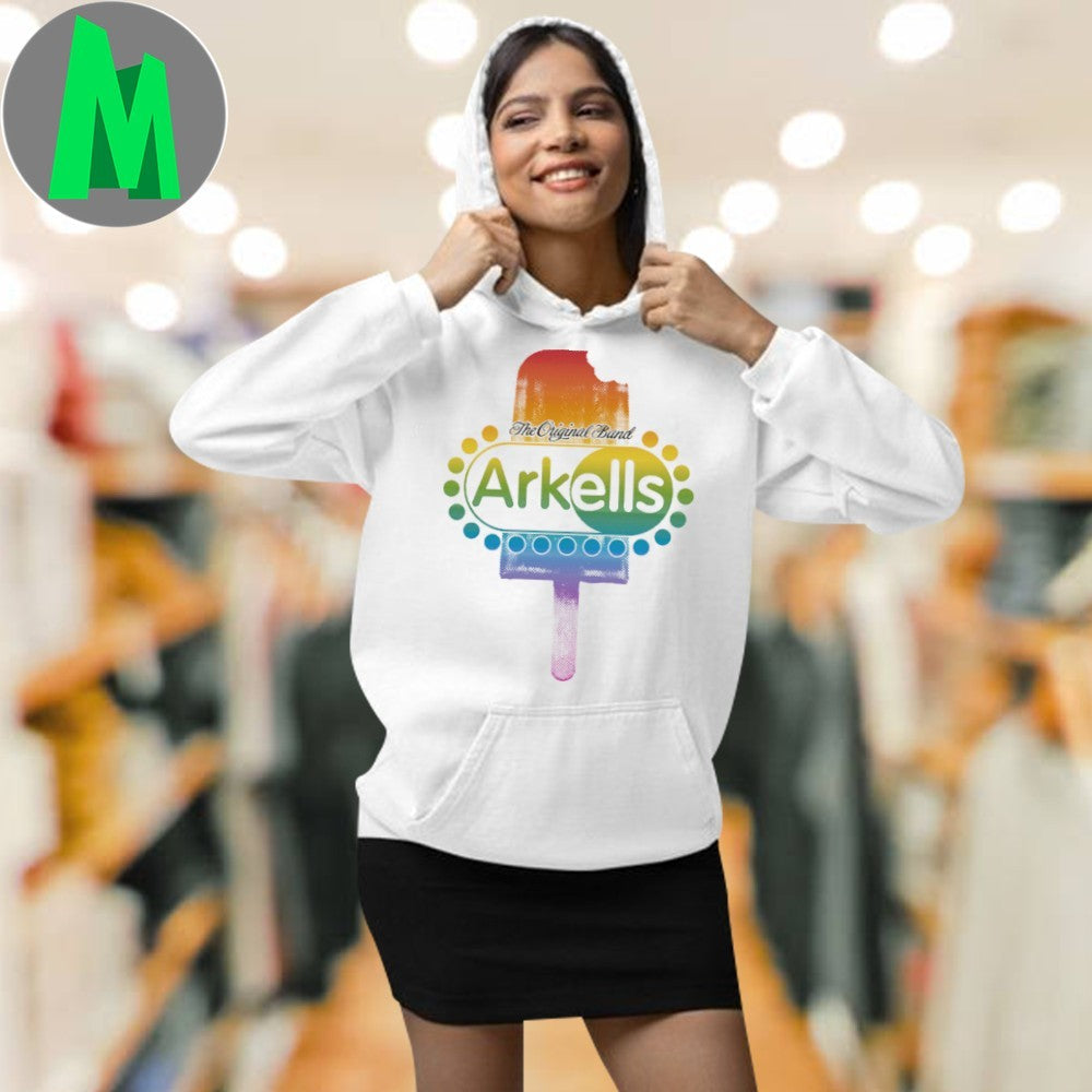 Design Arkells Popsicle Rainbow Graphic Crop Unisex