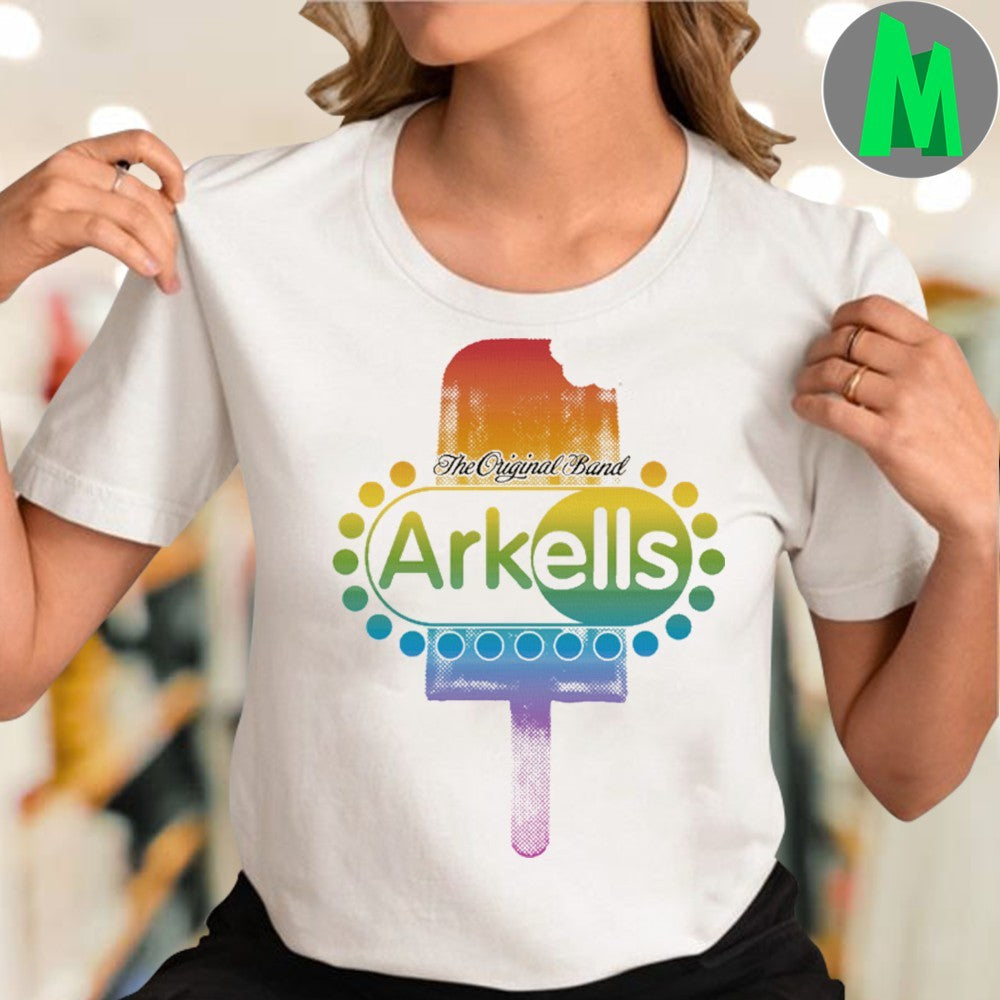 Design Arkells Popsicle Rainbow Graphic Crop Unisex