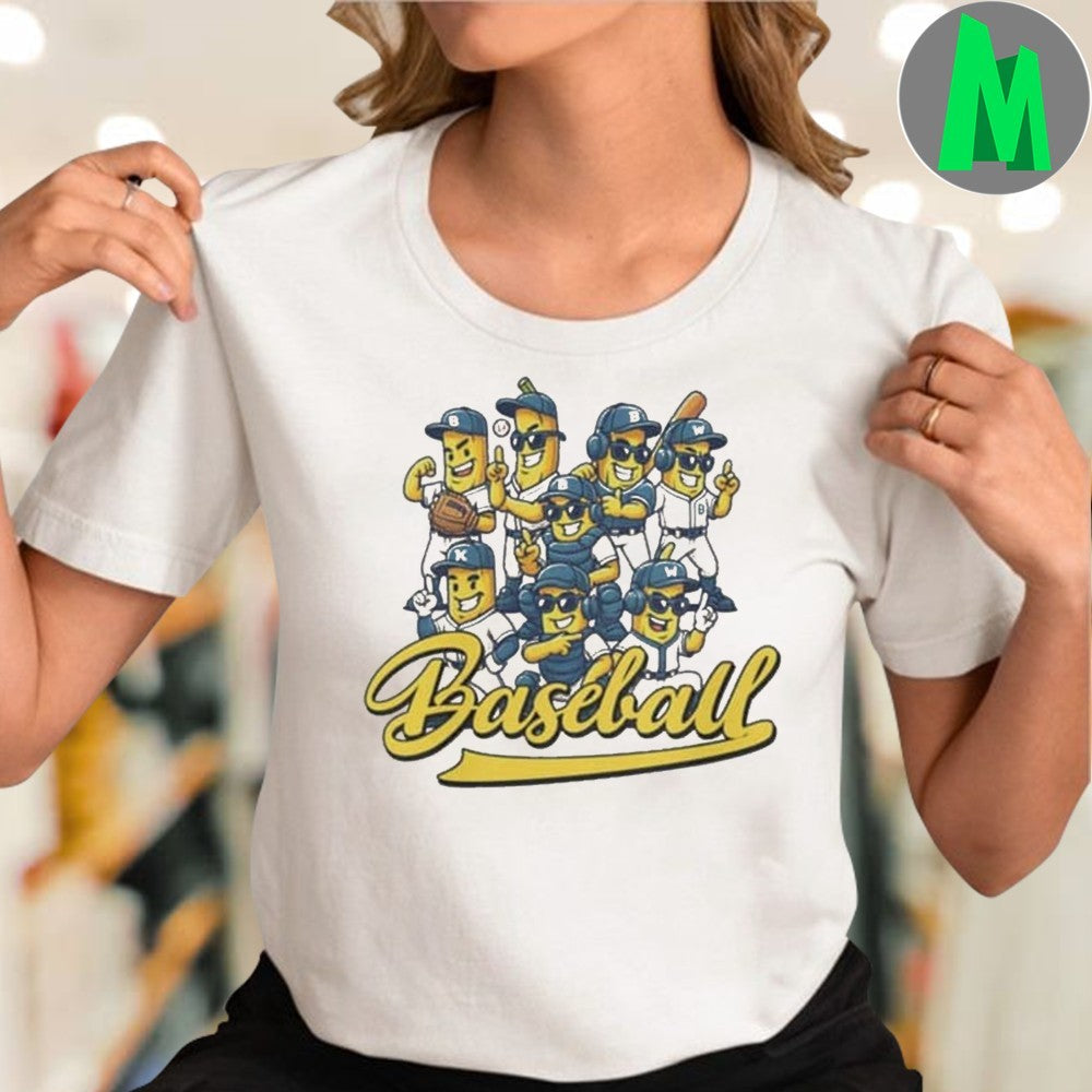 Design Bananas Baseball Team Shirt Unisex