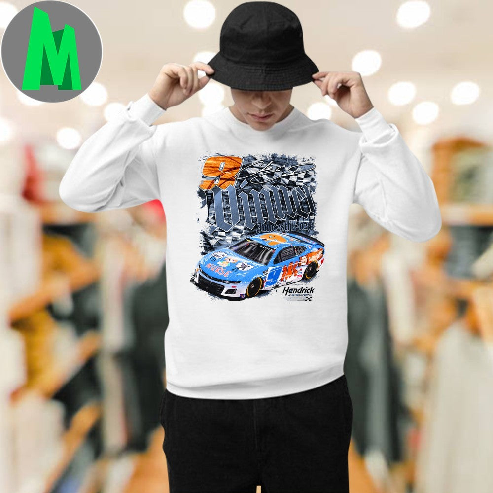 Design Chase Elliott #9 2025 Atlanta NASCAR Winner Signature Unisex