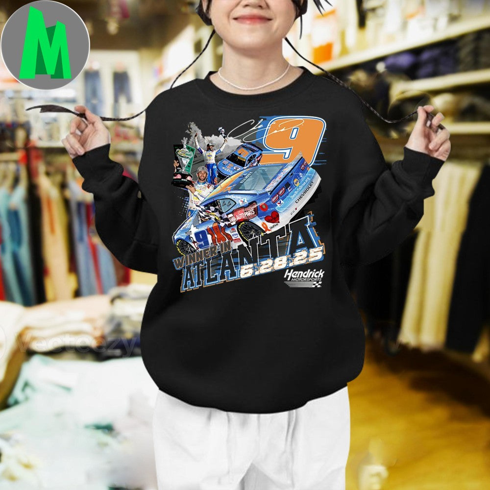 Design Chase Elliott #9 Hendrick Motorsports 2025 Atlanta Race Winner Unisex