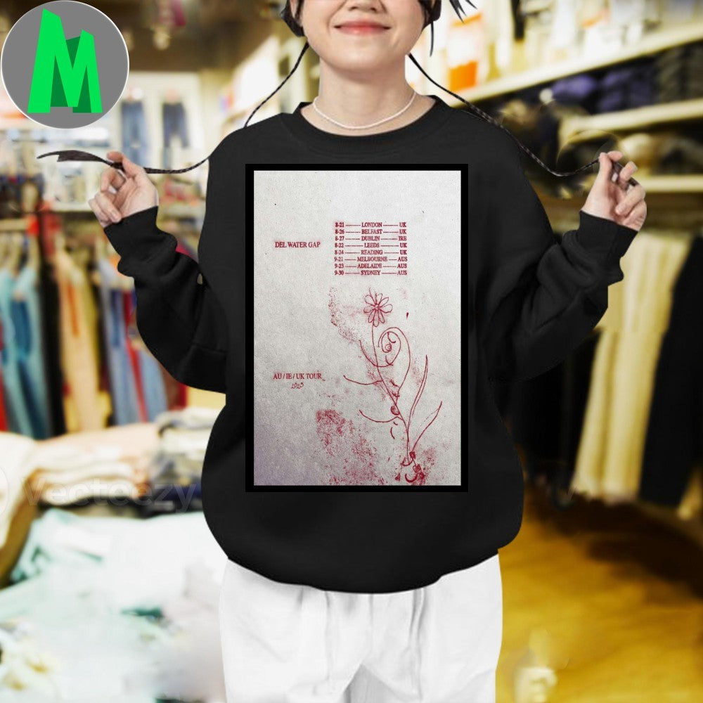 Design Del Water Gap AU.IE.UK Tour 2025 Poster Shirt Unisex