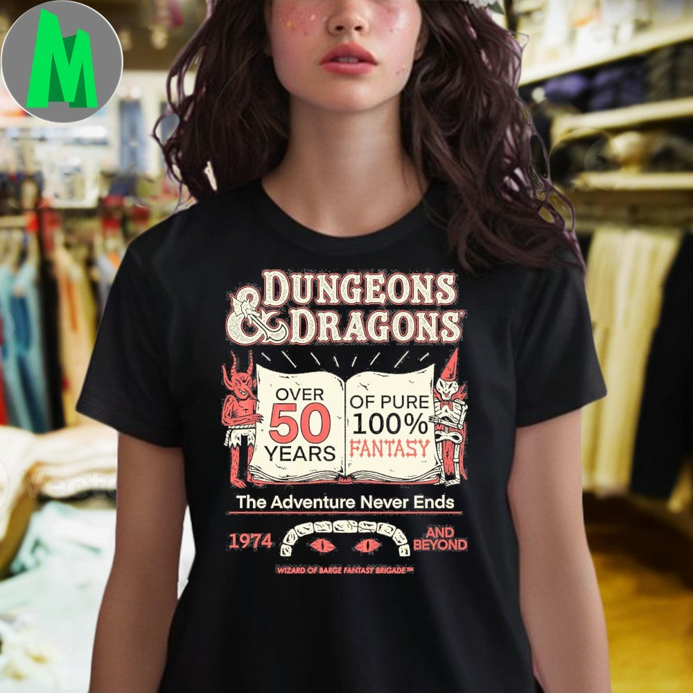 Design Dungeons & Dragons 50th Anniversary Fantasy Unisex