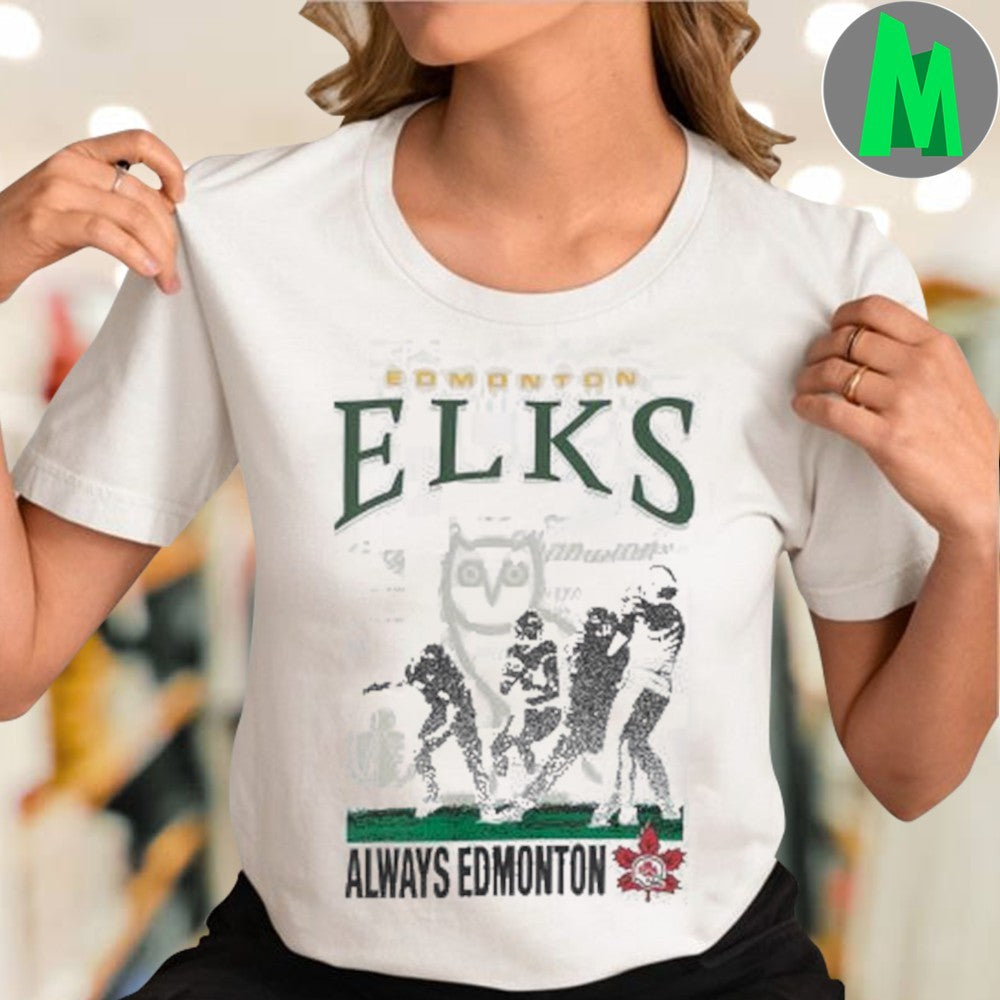Design Edmonton Elks New Era OVO X CFL Shirt Unisex
