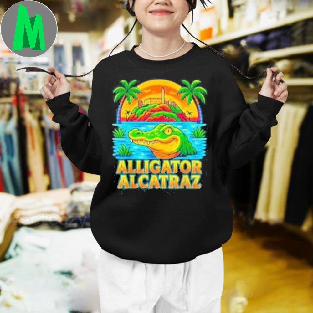Design Florida Alligator Alcatraz Crocodile Shirt Unisex