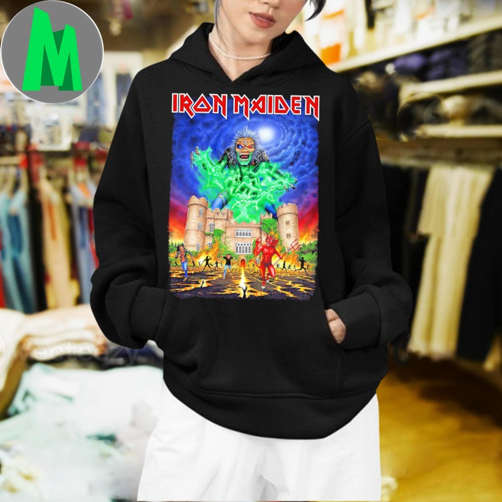 Design Iron Maiden Eddie The Trooper Castle Graphic Band Unisex