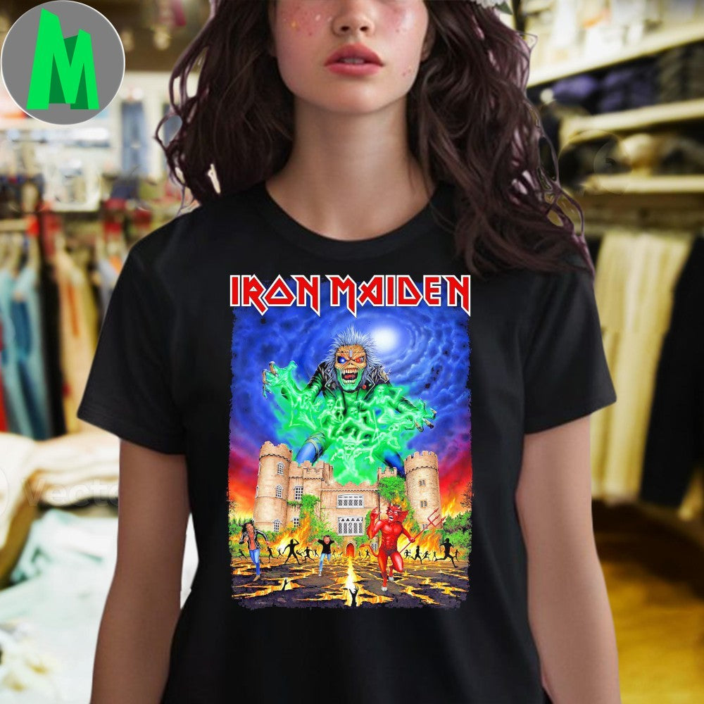 Design Iron Maiden Eddie The Trooper Castle Graphic Band Unisex