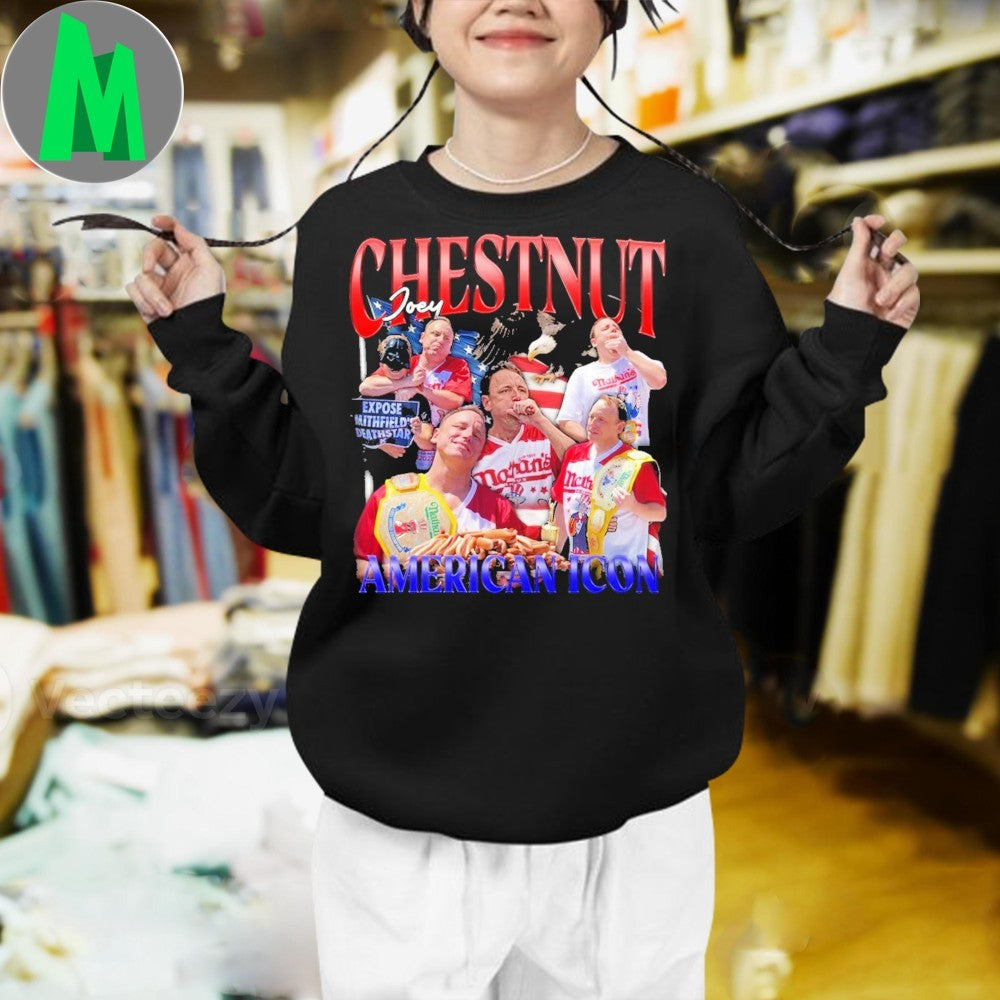 Design Joey Chestnut America Icon Shirt Unisex