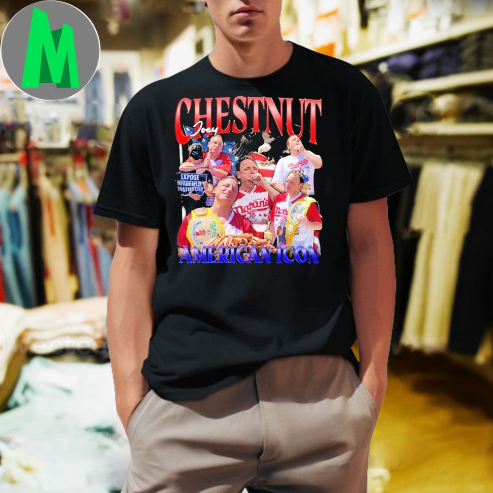 Design Joey Chestnut America Icon Shirt Unisex