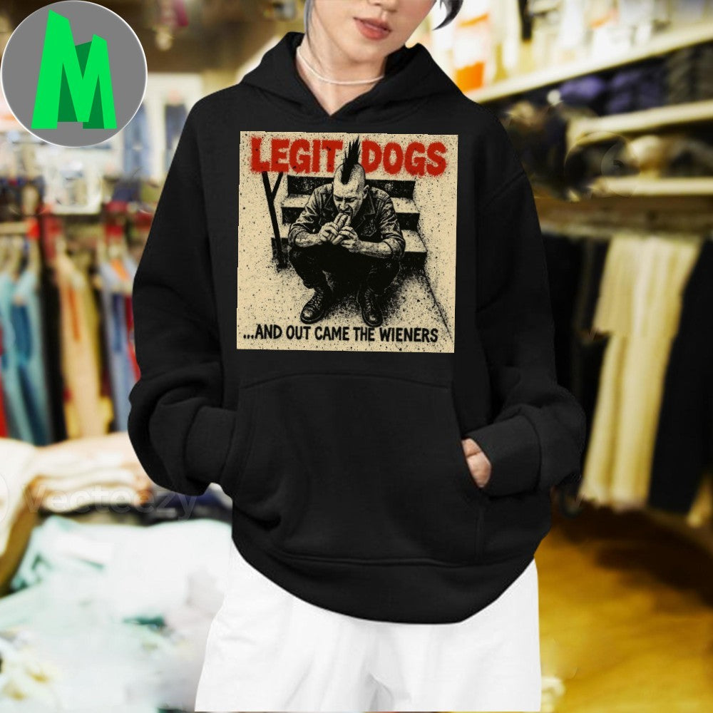 Design Legit Dogs And Out Came The Wieners Punk Rock Hot Dog Unisex