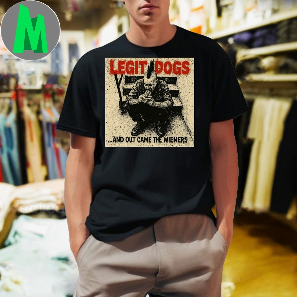 Design Legit Dogs And Out Came The Wieners Punk Rock Hot Dog Unisex