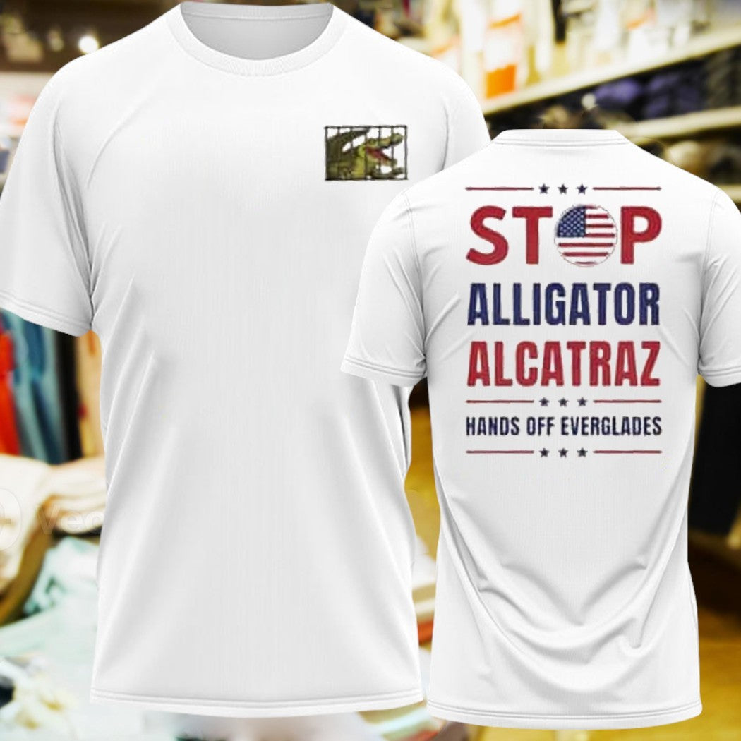 Design Stop Alligator Alcatraz Save Everglades National Park Shirt Unisex
