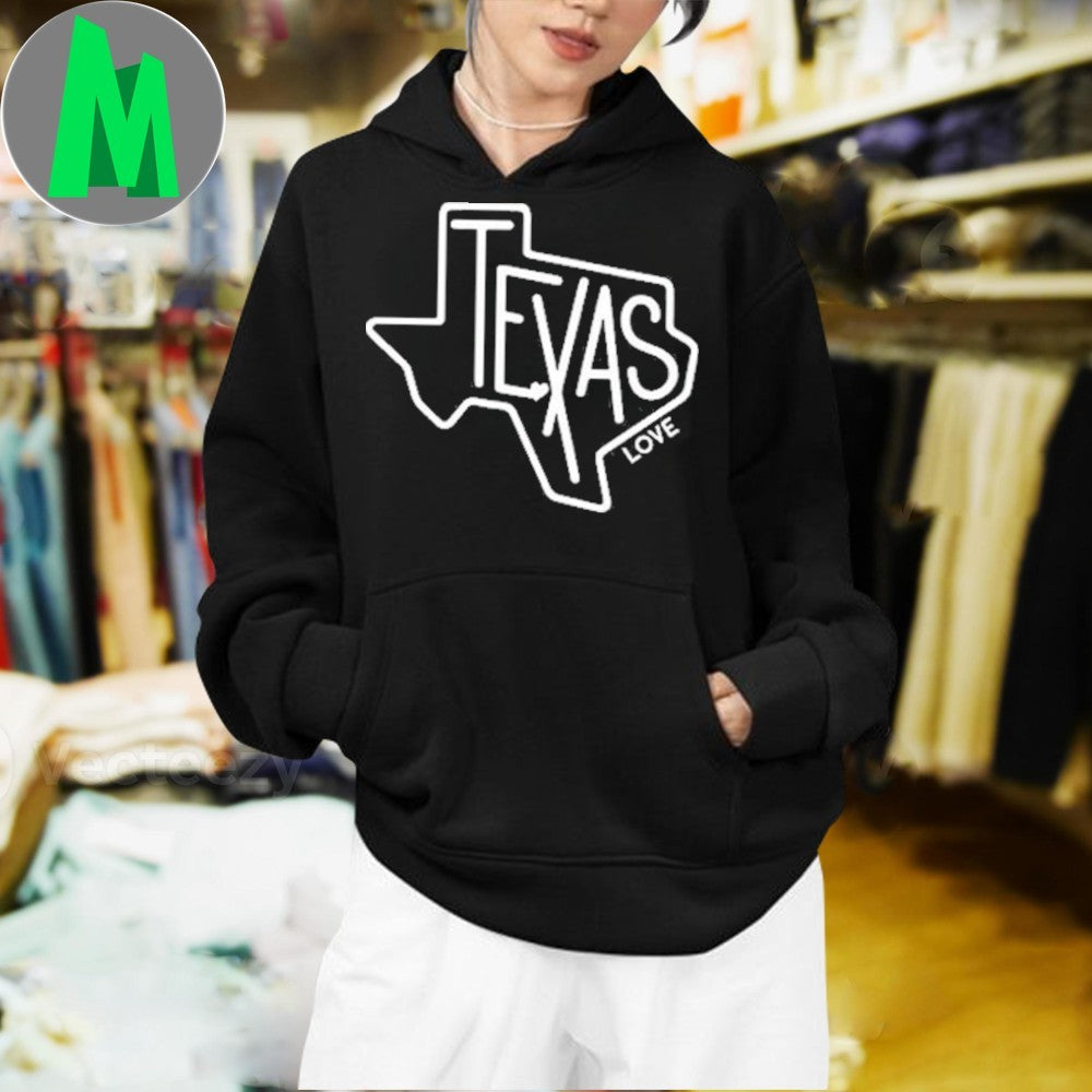 Design TEXAS LOVE Youth Comfort Shirt Unisex